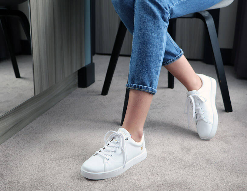 Shoes Sneaker Baron Papillon Low White Baron Papillon Sneakers